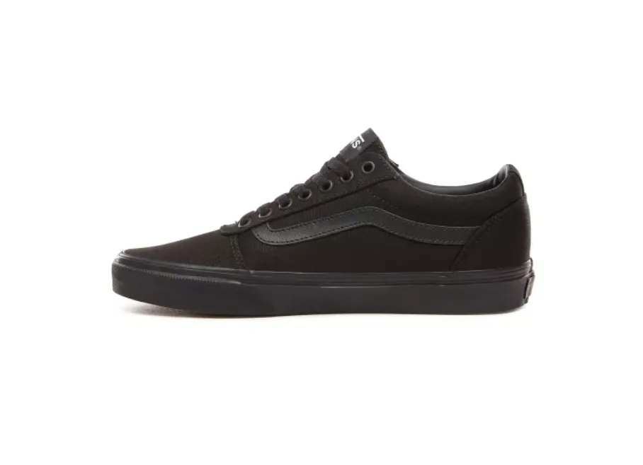 Mens ALL Black Vans Ward Old Skool Styling School Shoes