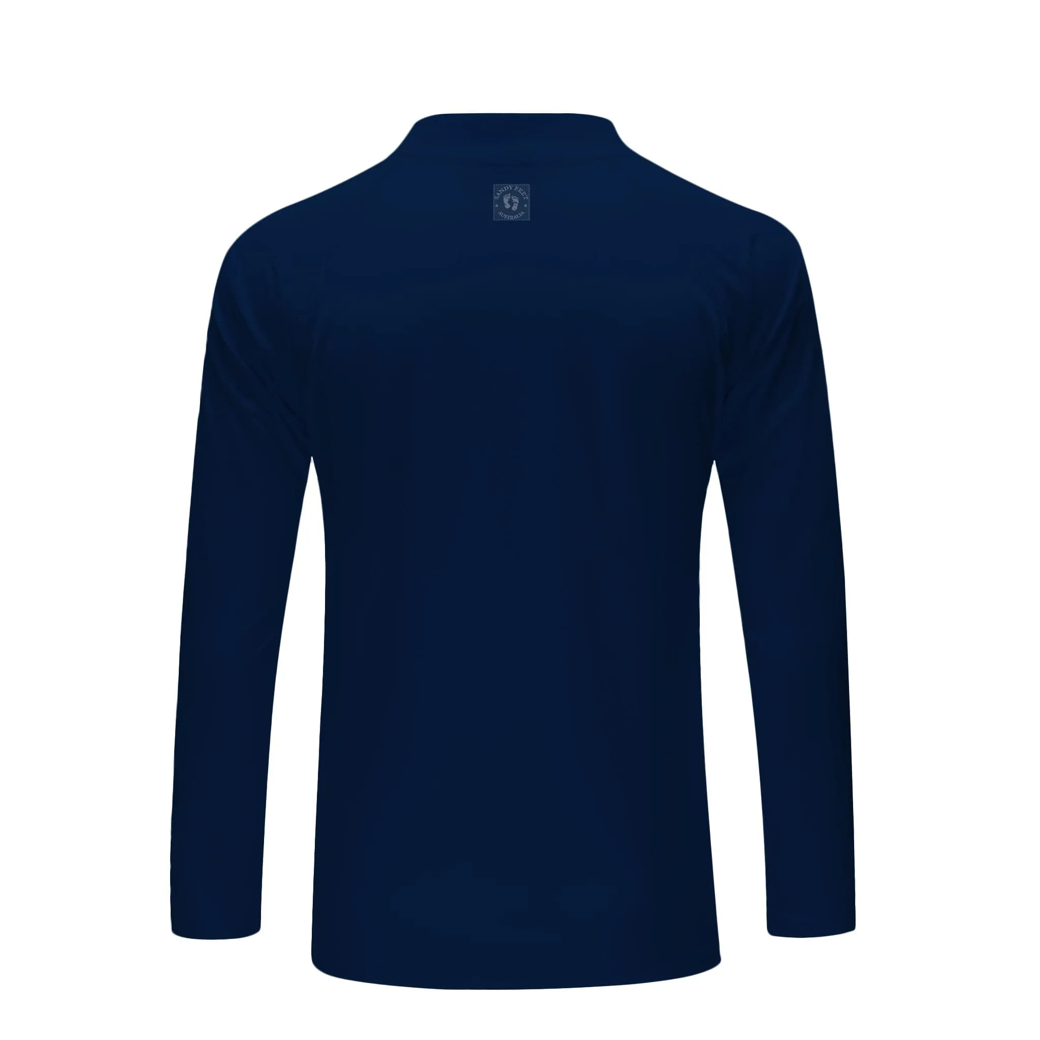 Mens Classic Navy Long Sleeve Tee Rashie