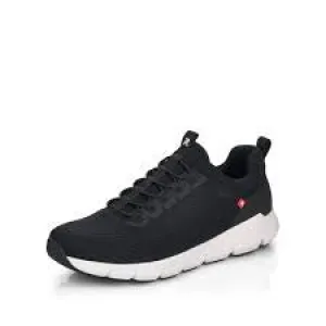 Mens Rieker Mesh Sneaker 07805-00-3 Black