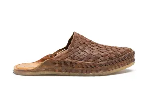 Men's Woven City Slipper in Walnut by Mohinders