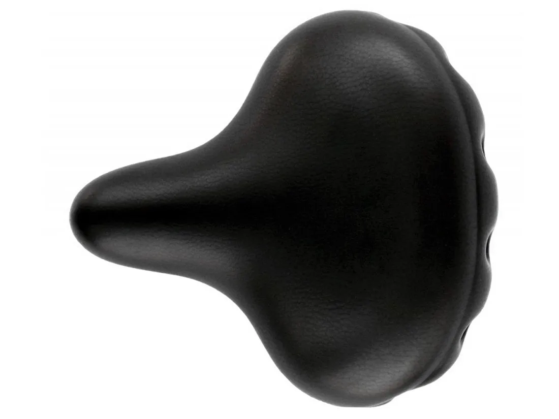 Micargi Relaxed Unisex Beach Cruiser Saddle- Black/Black