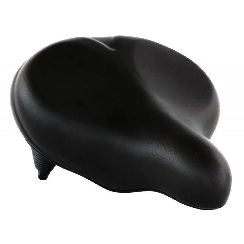 Micargi Relaxed Unisex Beach Cruiser Saddle- Black/Black