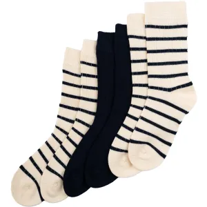 MiniPop® Navy Bamboo Socks 3 Stk. Noos