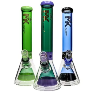 MK100 | Double Pyramid Beaker Bongs