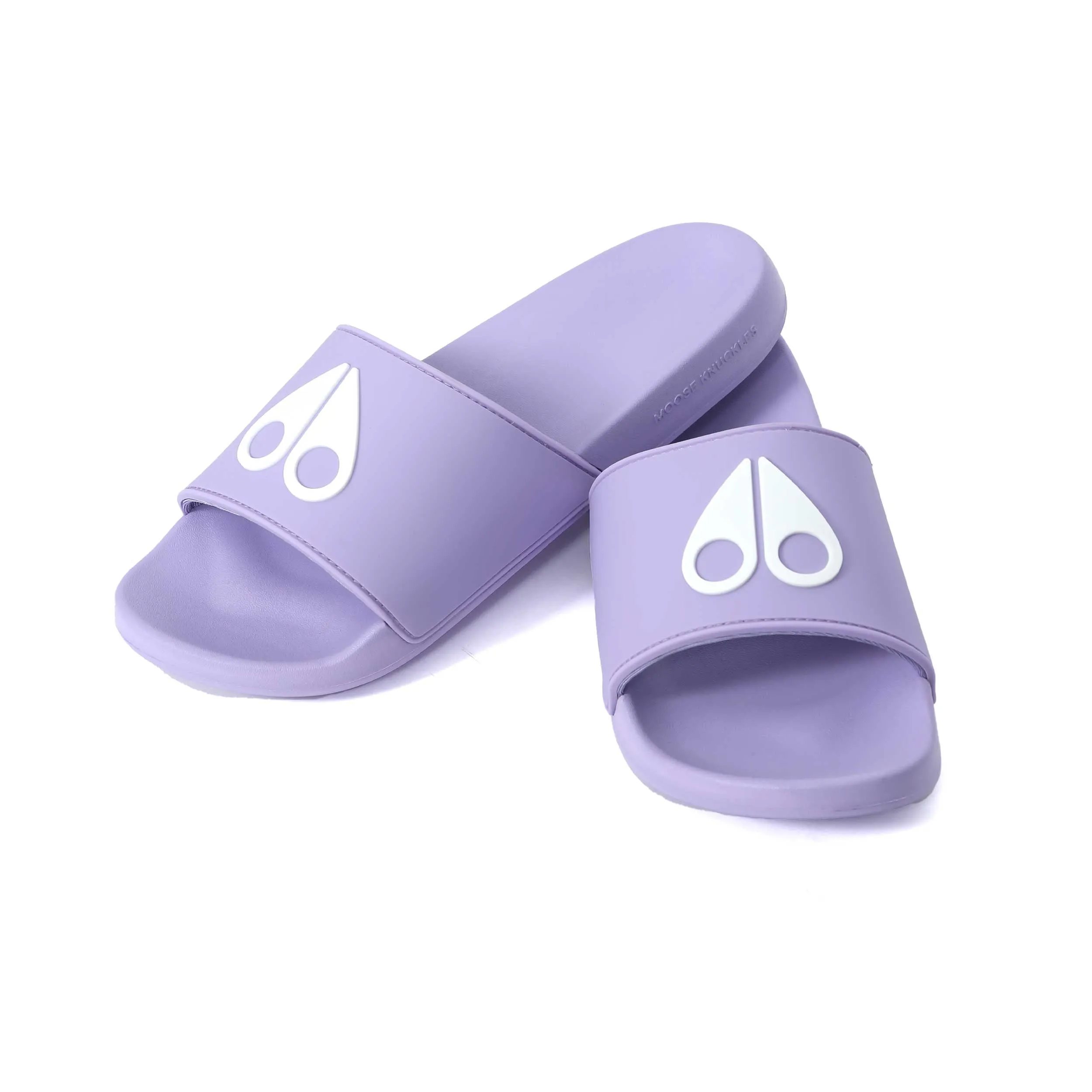 Moose Knuckles Logo Icon Sport Slide in Orchid Petal