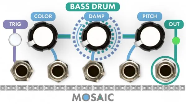 Mosaic Bass Drum