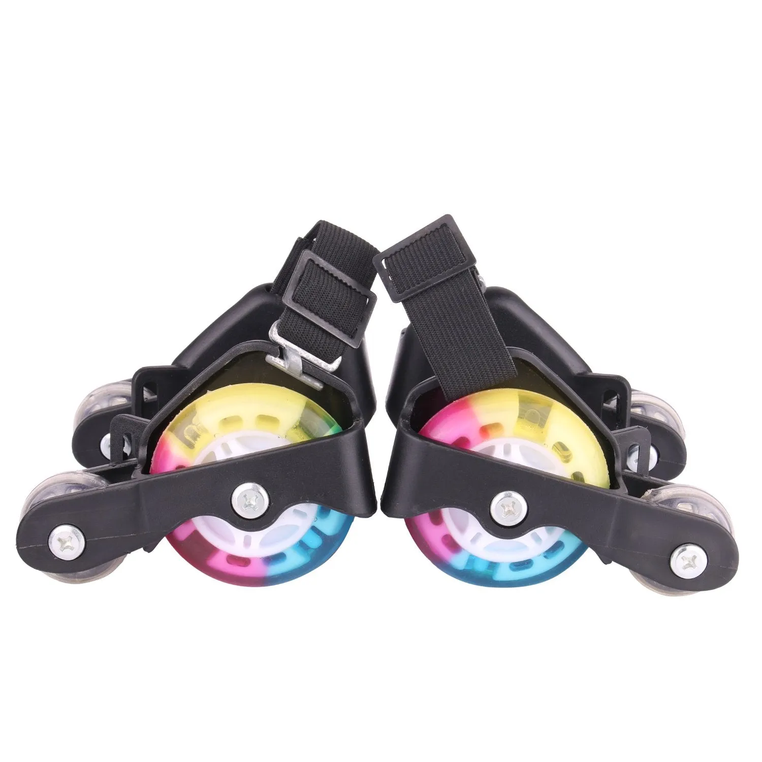 Multicolor Strauss Street Quad Roller Skates: Gliding with LED Wheels