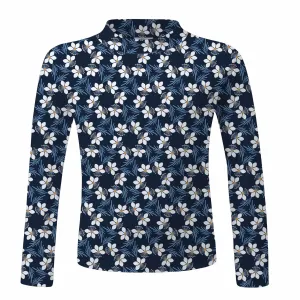 Navy Beeblossom Long Sleeve Rashie