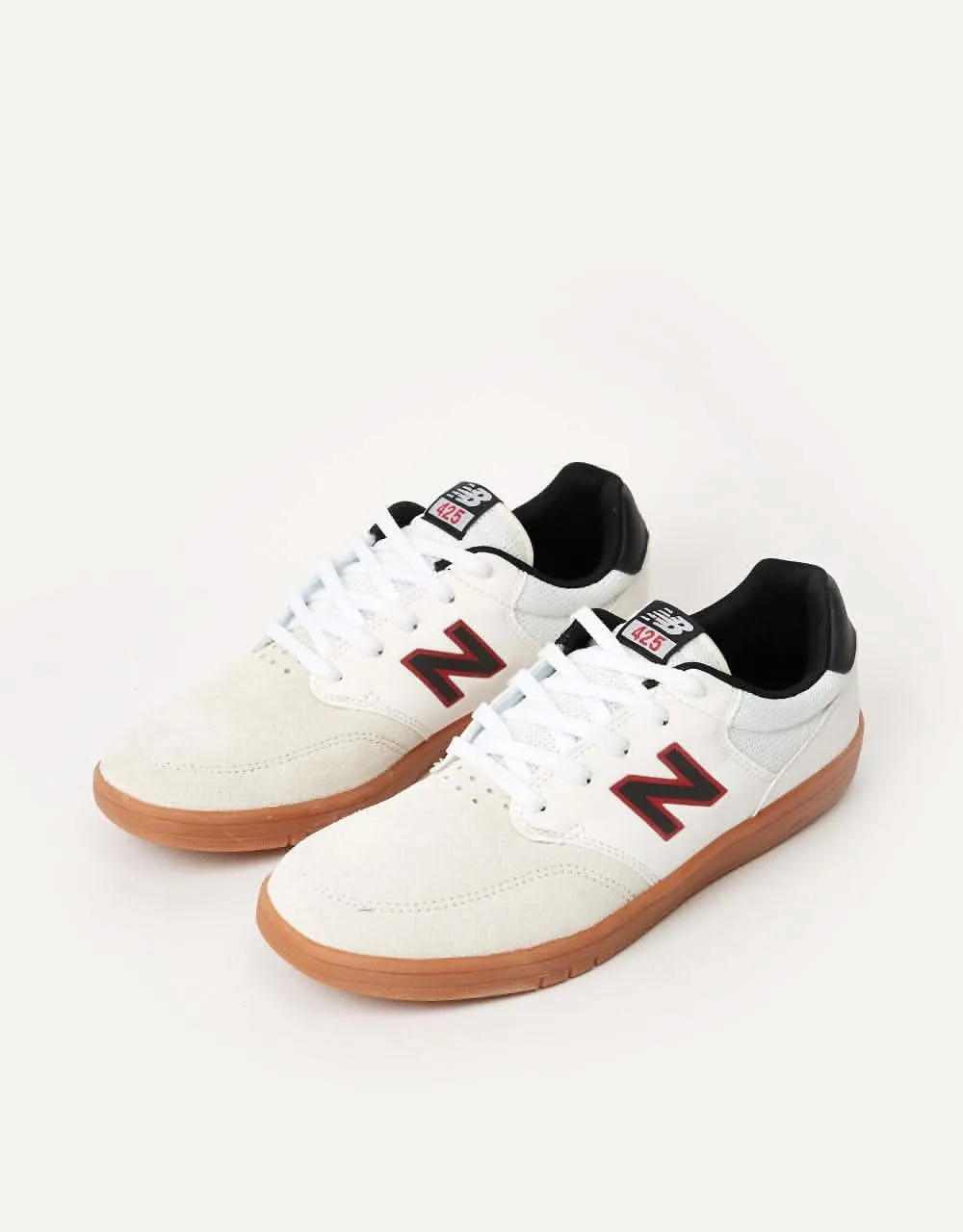 New Balance Numeric 425 Skate Shoes - White/Gum