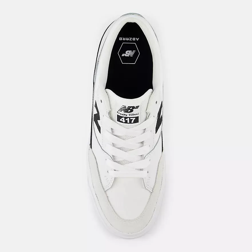 New Balance Numeric - Franky Villani 417 Low [NM417LWW]  [WHITE/BLACK]