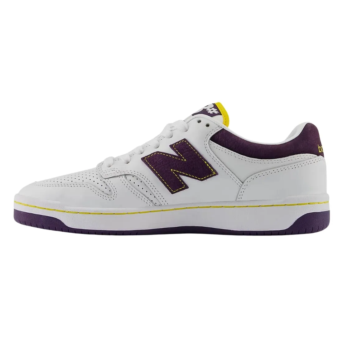 New Balance Numeric NM480 Lakers Skate Shoes - White/Purple