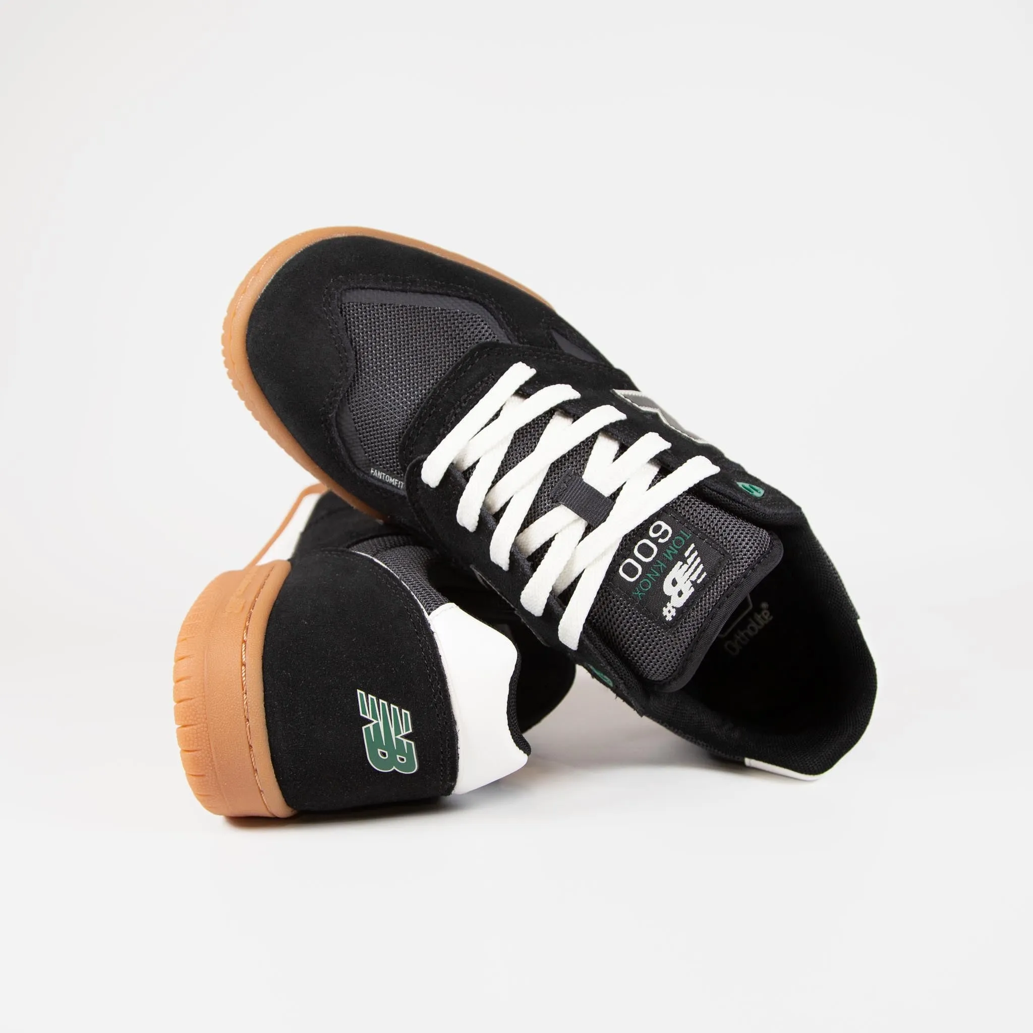 New Balance Numeric - Tom Knox 600 Shoes - Black / Gum