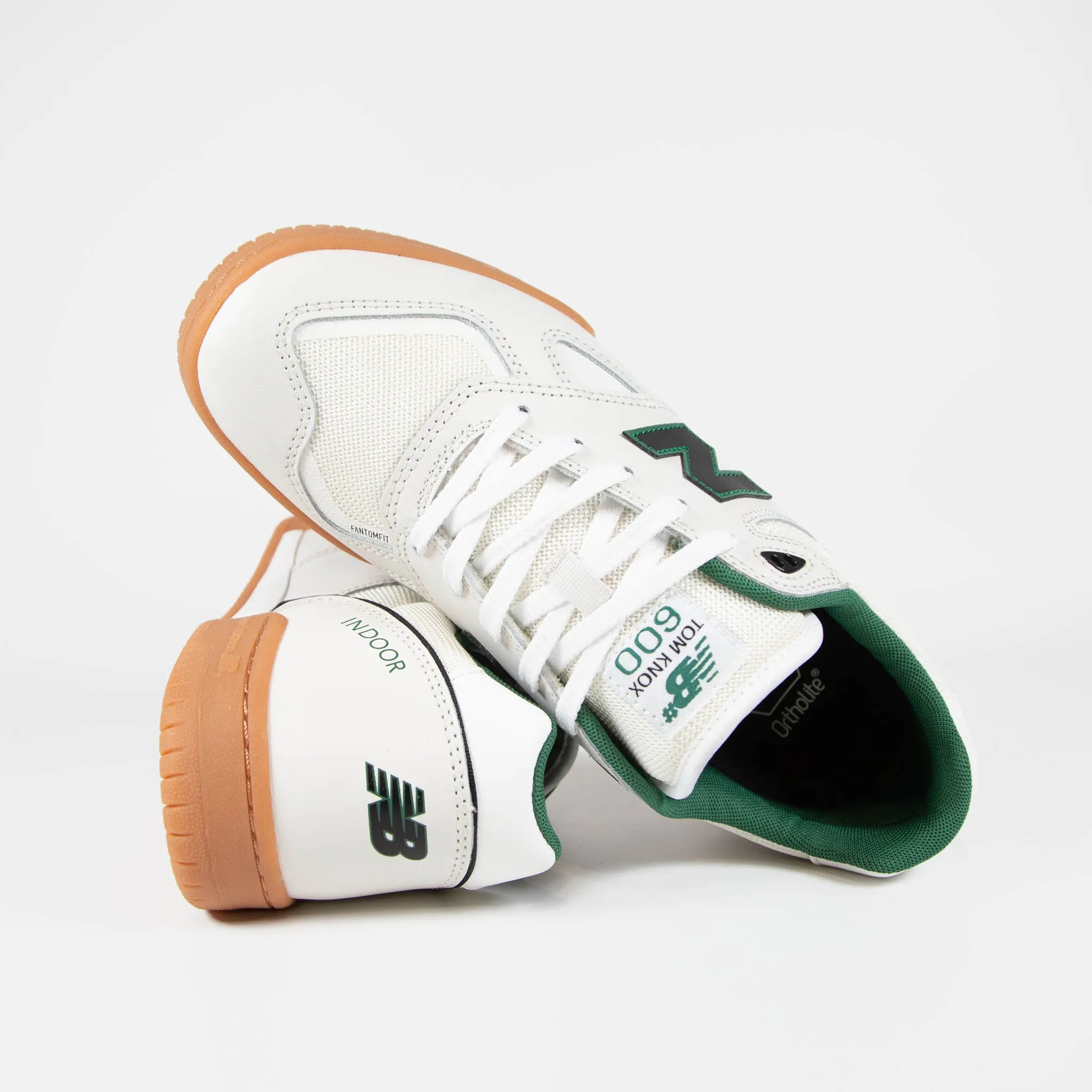 New Balance Numeric - Tom Knox 600 Shoes - Off White / Green