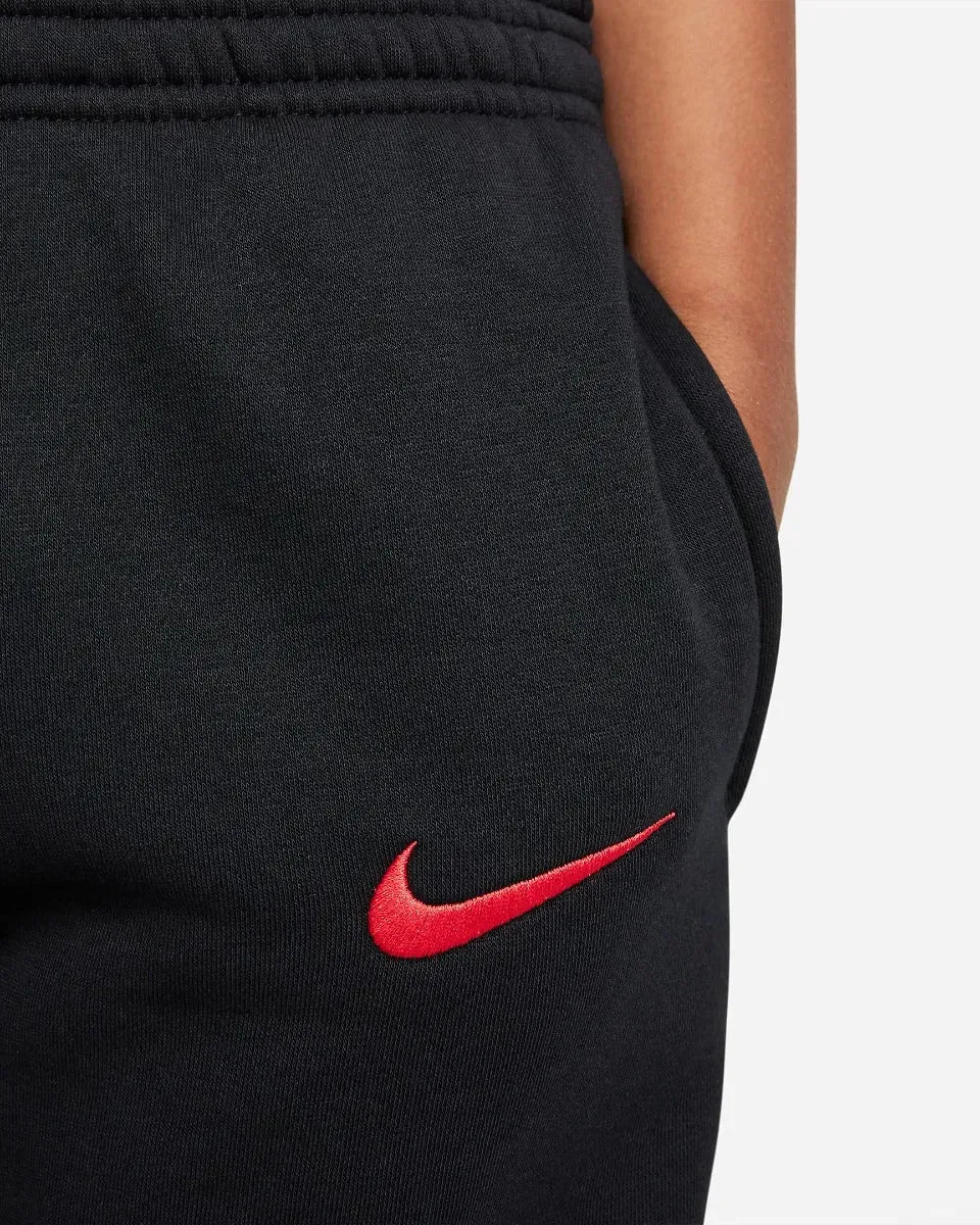 Nike 2022 PSG Youth GFA Fleece Pants - Black-Red