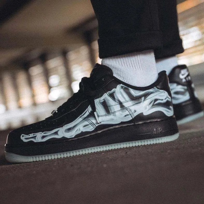 Nike Air Force 1 Low Black Skeleton