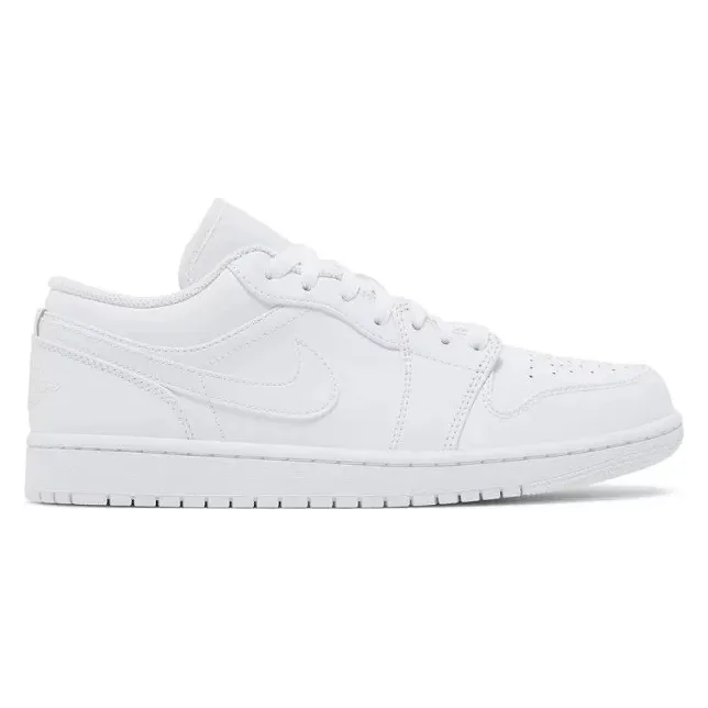 Nike Men's Air Jordan 1 Low Shoes - All White