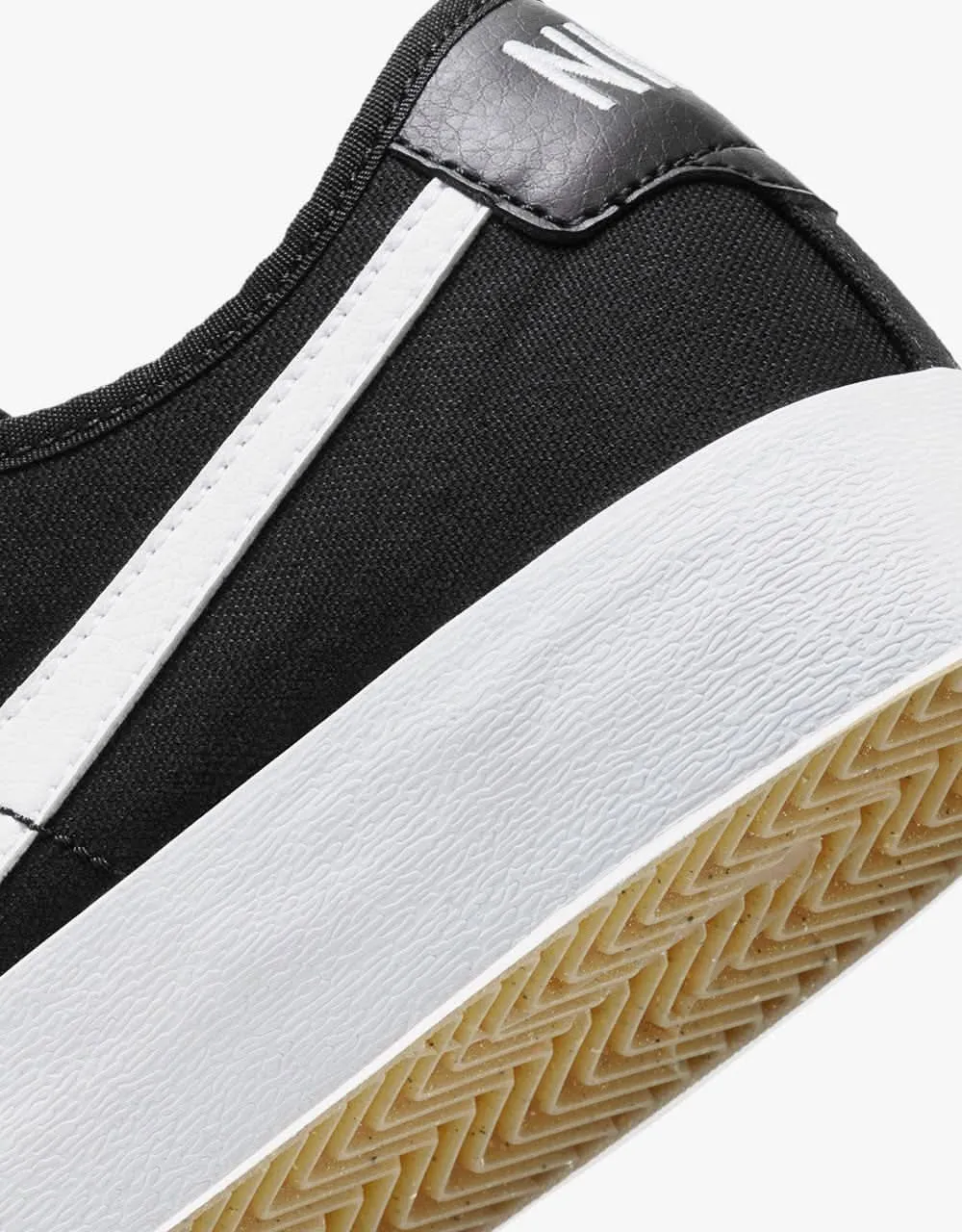 Nike SB BLZR Court Skate Shoes - Black/White-Black-Gum Light Brown