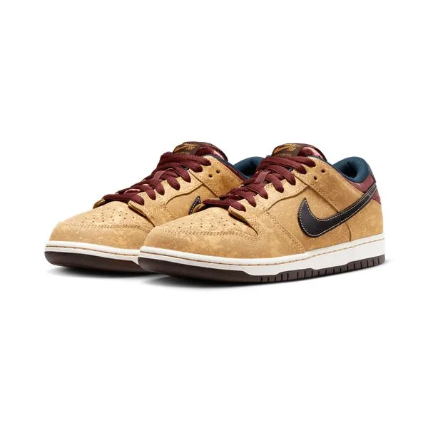 Nike SB Dunk Low Pro "City of Cinema" Celestial Gold - Black - Dark Team Red