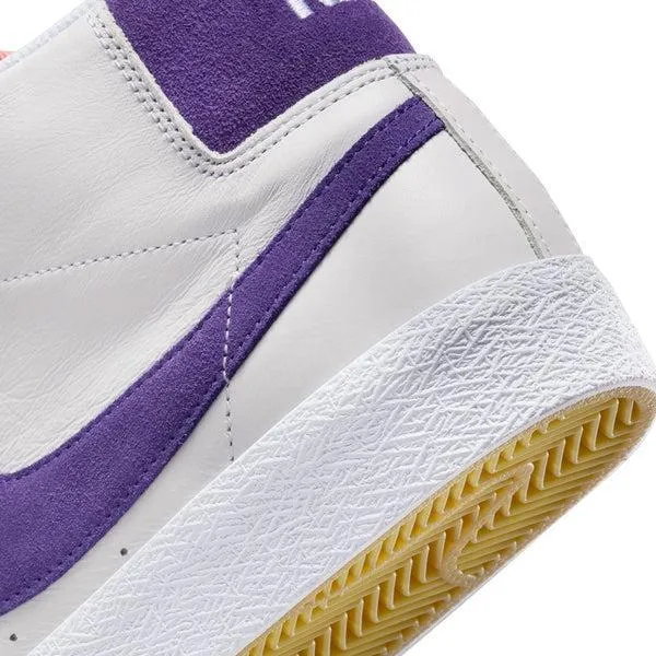 Nike SB Zoom Blazer Mid ISO "Orange Label" White - Court Purple - Gum