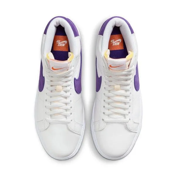 Nike SB Zoom Blazer Mid ISO "Orange Label" White - Court Purple - Gum