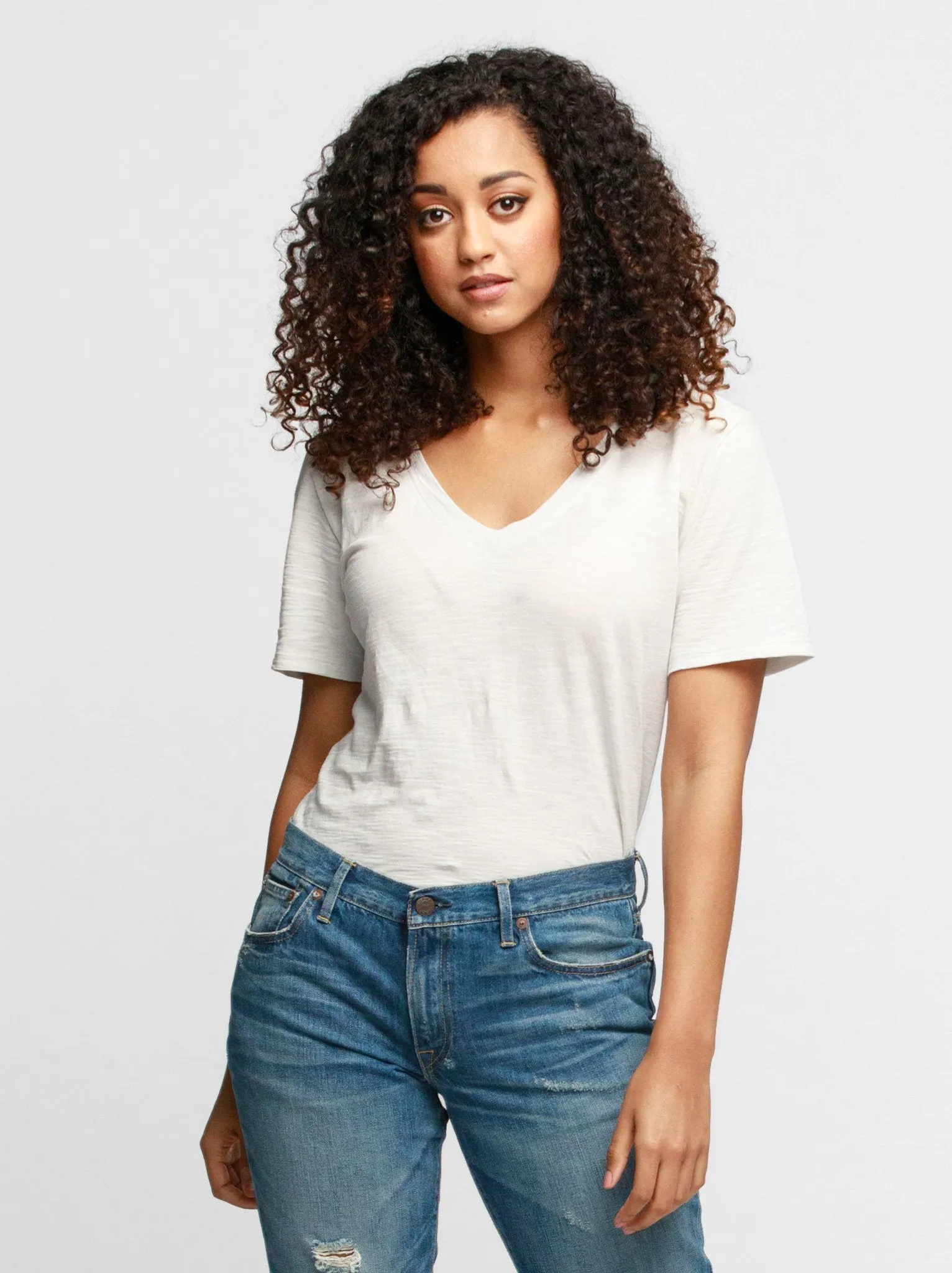 Palomino Relaxed V-Neck Tee