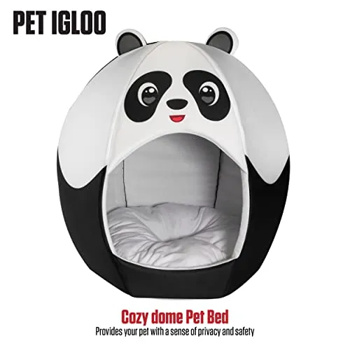 Panda - Igloo Pet Bed - Medium