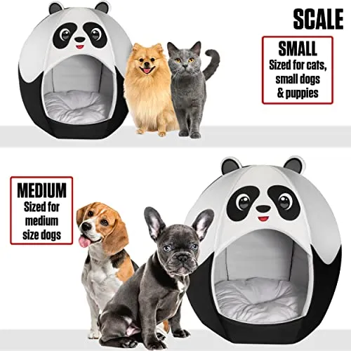 Panda - Igloo Pet Bed - Small