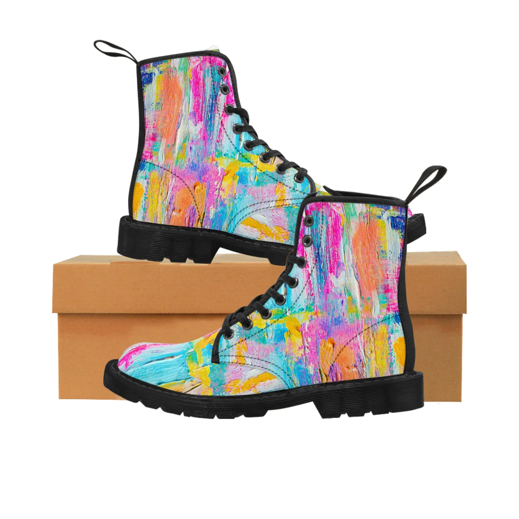 Pastel Colors - Inovax Men's Canvas Boots