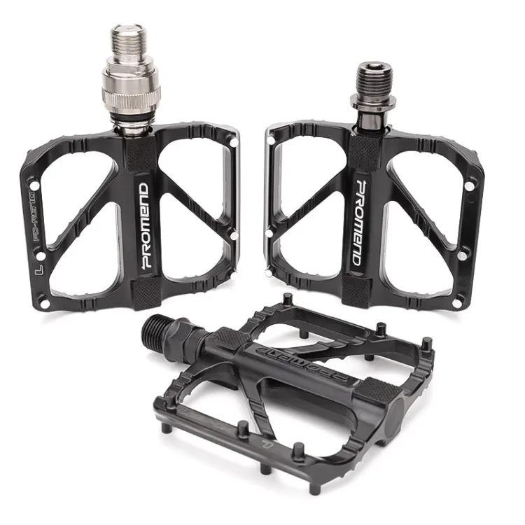 PD-R67Q 1 Pair PROMEND Bicycle Pedal Road Bike Aluminum Alloy Bearing Quick Release Folding Pedal