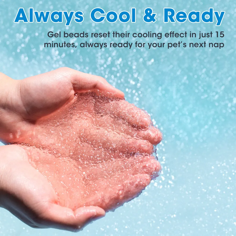 Petzly Pet Cool Gel Mat Dog Cat Bed Non-Toxic Cooling Dog Summer Pad 50x75CM