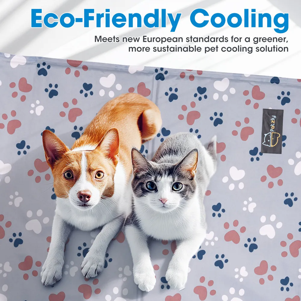 Petzly Pet Cool Gel Mat Dog Cat Bed Non-Toxic Cooling Dog Summer Pad 50x75CM