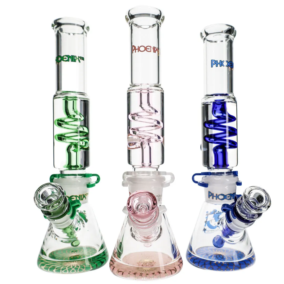 Phoenix Star - Freezable Glycerin Coil Bongs