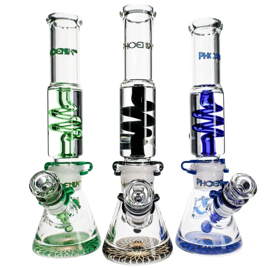 Phoenix Star - Freezable Glycerin Coil Bongs