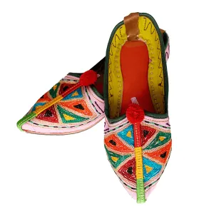 Pink City Handcrafted Harem House Slippers