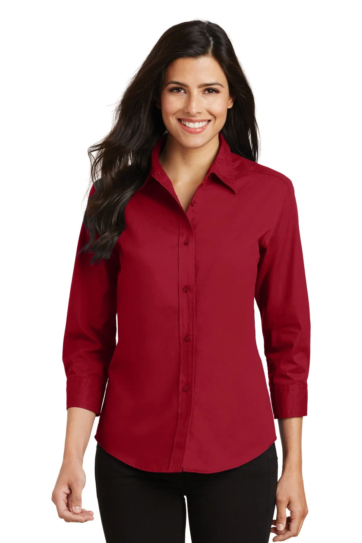 Port Authority® Ladies 3/4-Sleeve Easy Care Shirt. L612