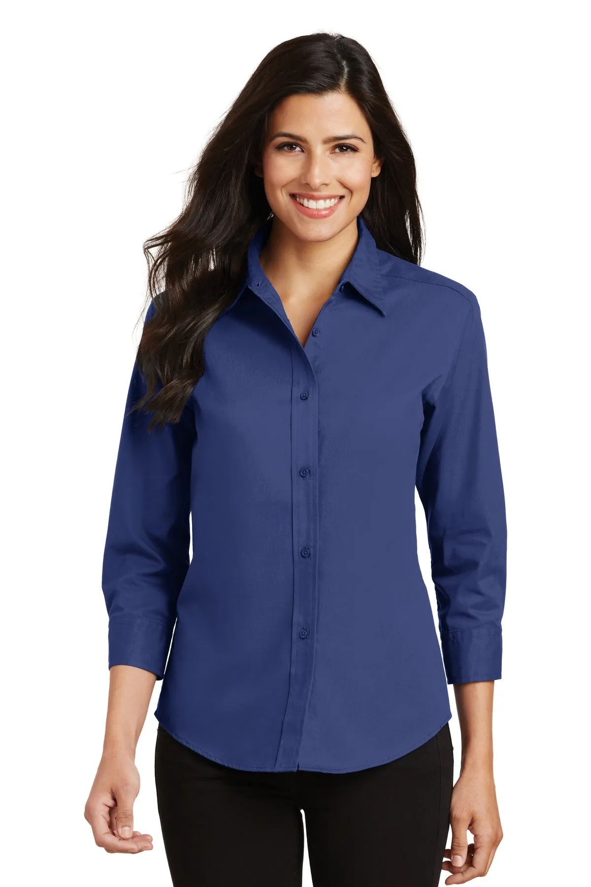 Port Authority® Ladies 3/4-Sleeve Easy Care Shirt. L612