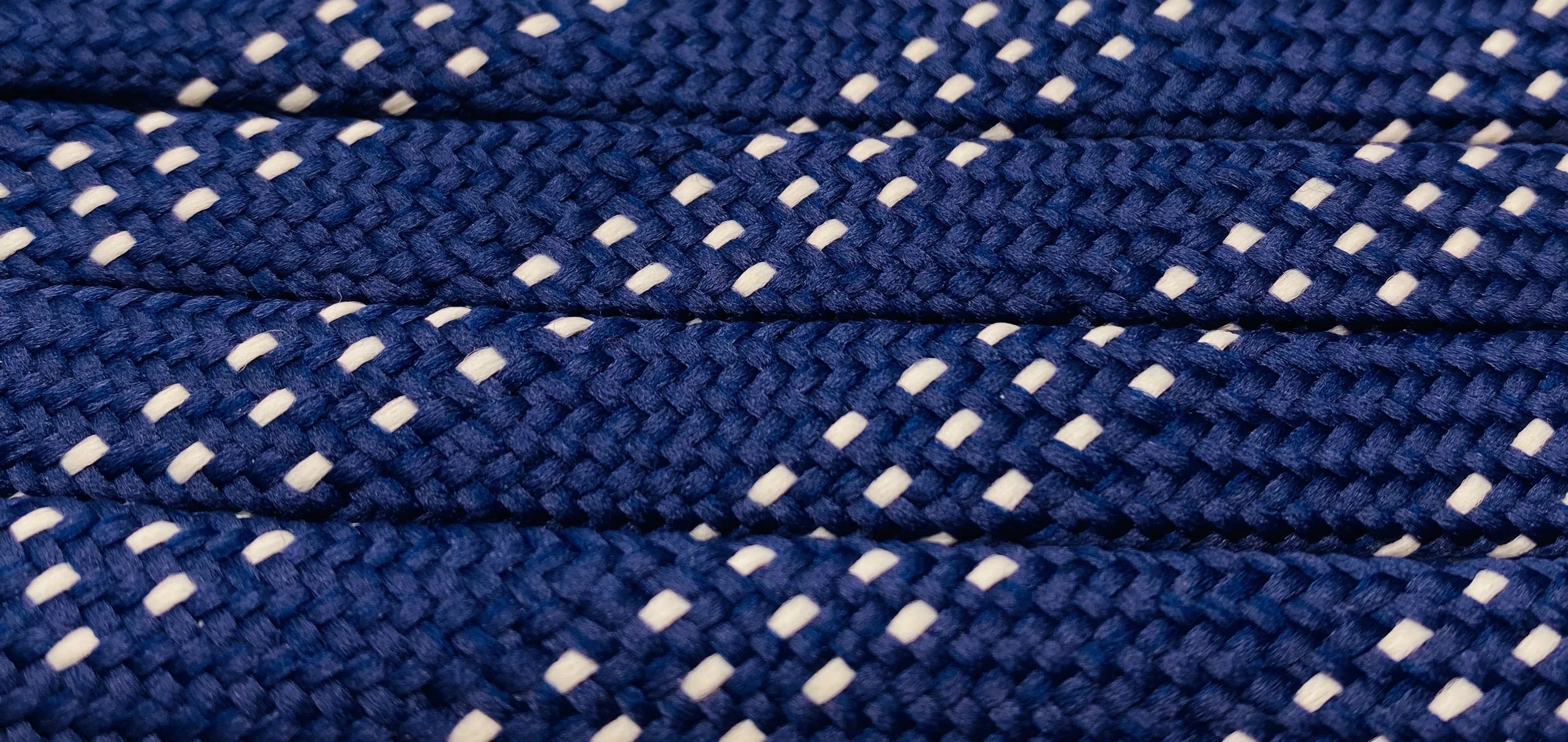 Premium Sport Laces - Navy with Cream Accents