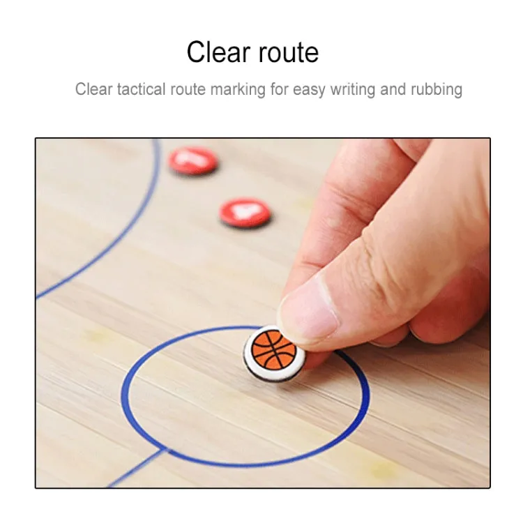 Professional Foldable Basketball Coaching Board Double-sided Coaches Clipboard Basketball  Board