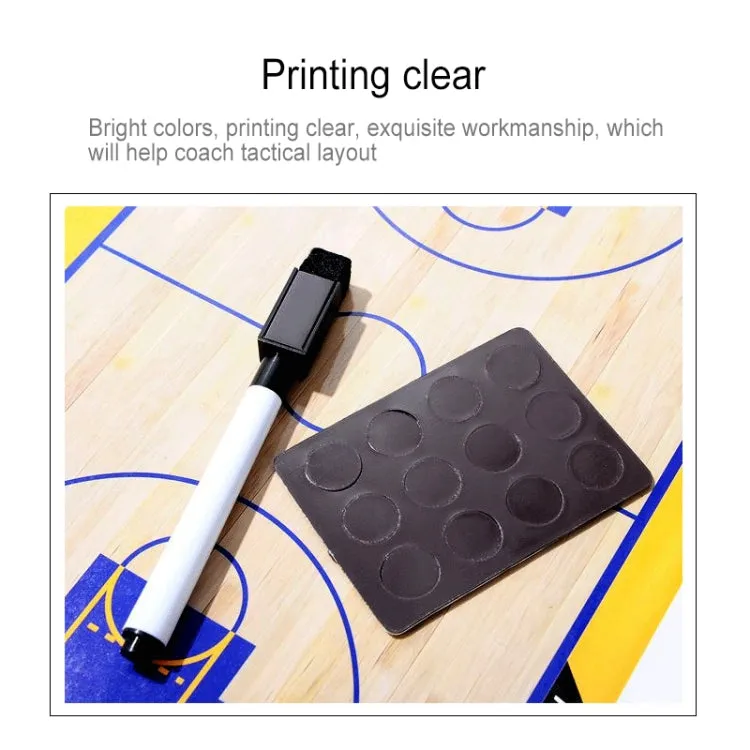 Professional Foldable Basketball Coaching Board Double-sided Coaches Clipboard Basketball  Board