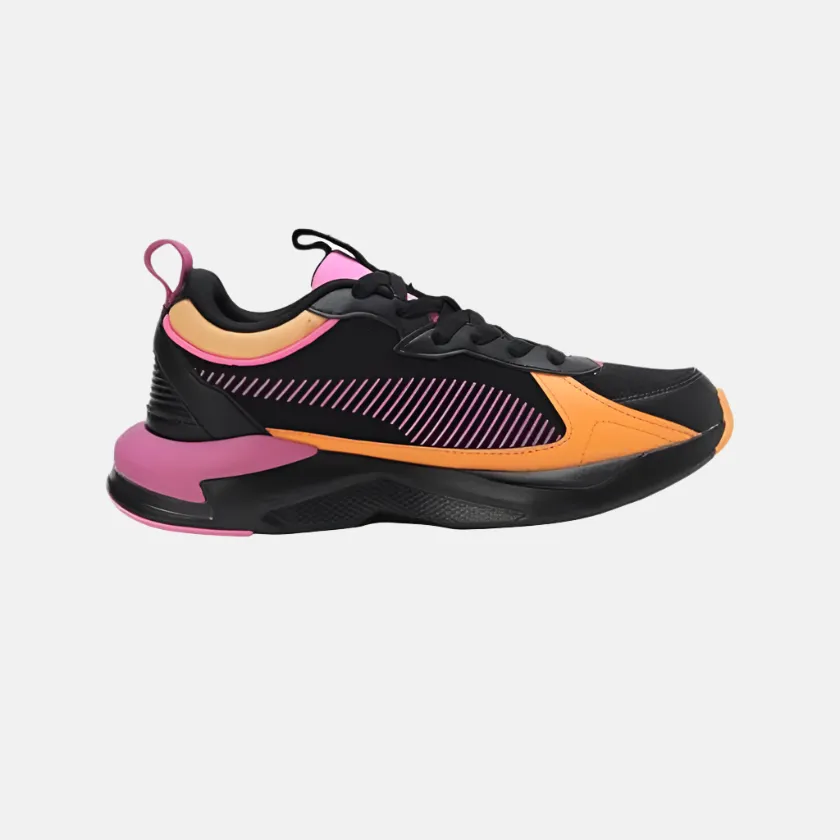 Puma X- Ray Airflex Women's Running Shoes -Black/Clementine/Poison Pink