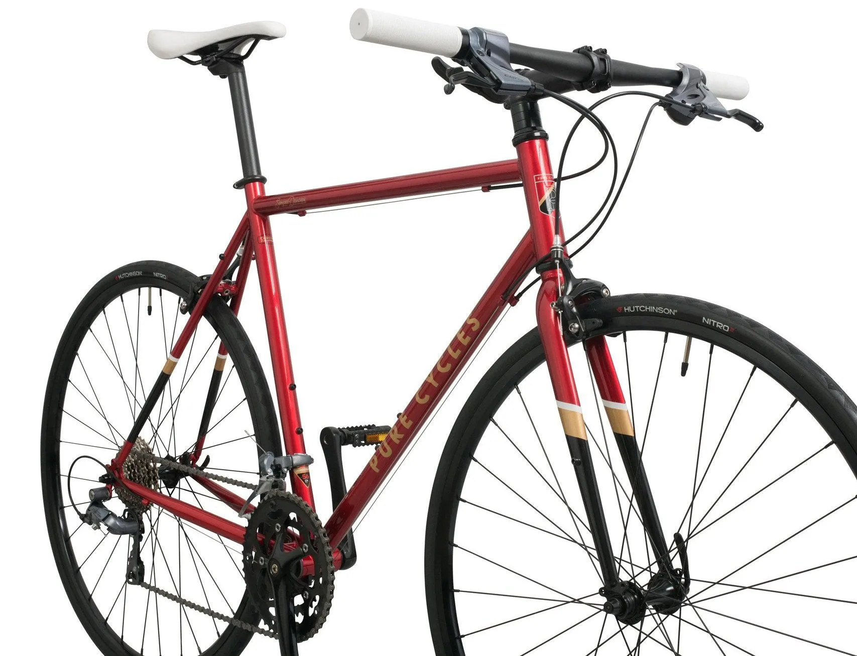 Pure Cycles Flat Bar 16-Spd Road Bike