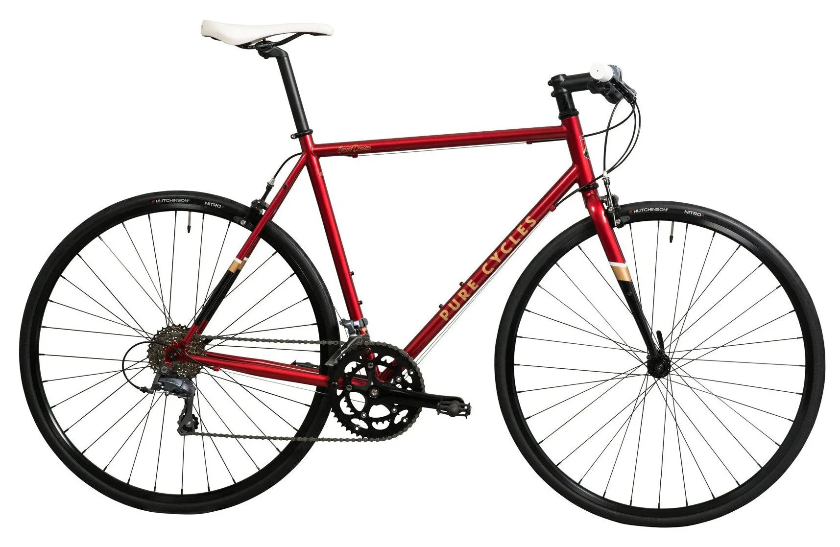 Pure Cycles Flat Bar 16-Spd Road Bike