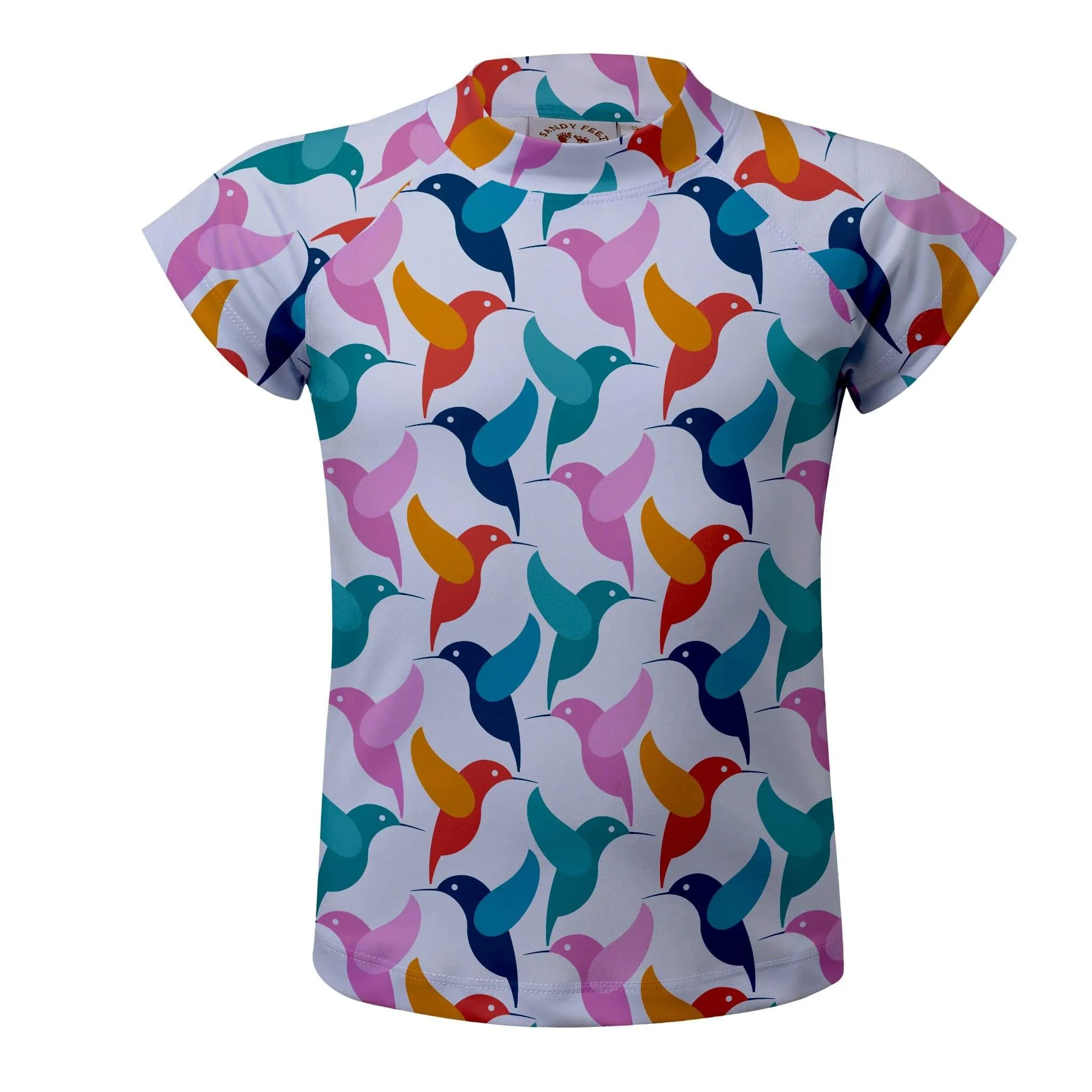 Rainbow Colibri Short Sleeve Rashie