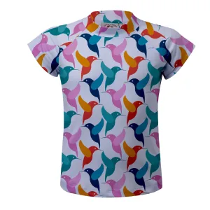 Rainbow Colibri Short Sleeve Rashie