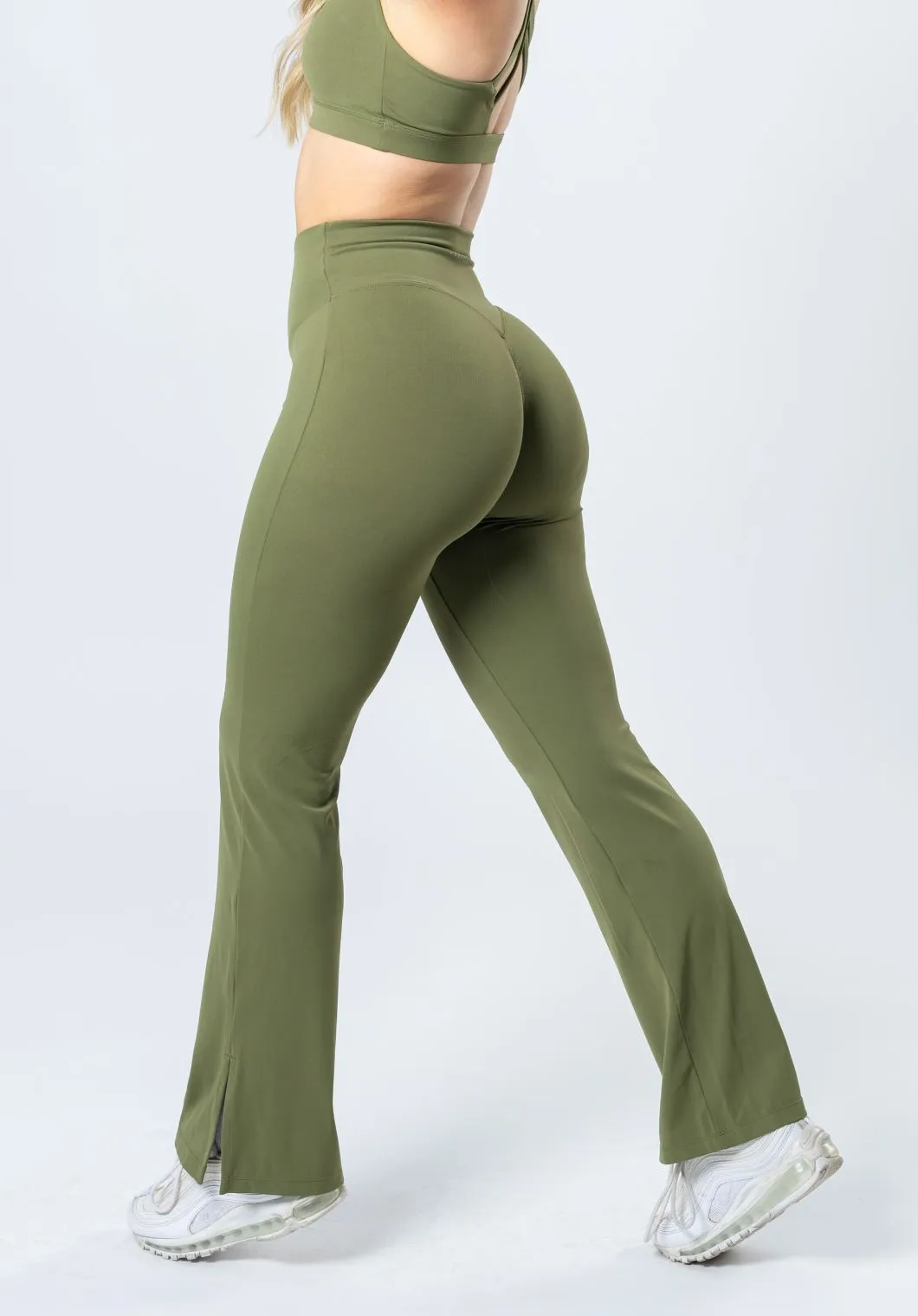 RecStretch Original Sculptseam™ Plus Flare Legging 31" Olive