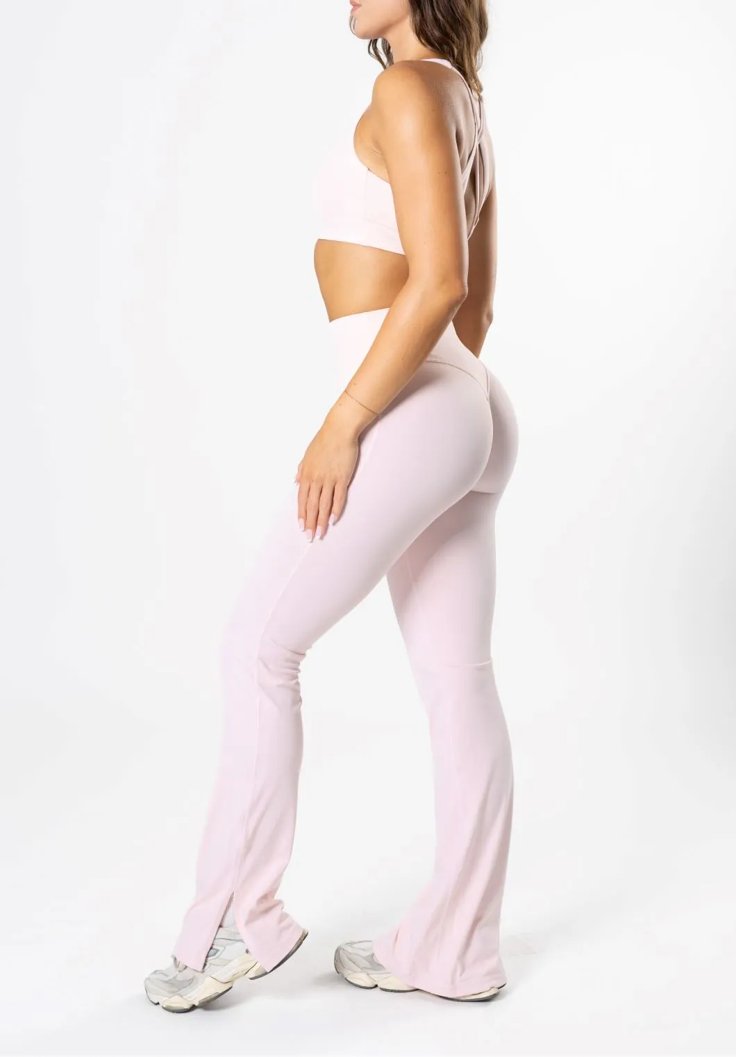 RecStretch Original Sculptseam™ Plus Flare Legging 34" Sweet Tea