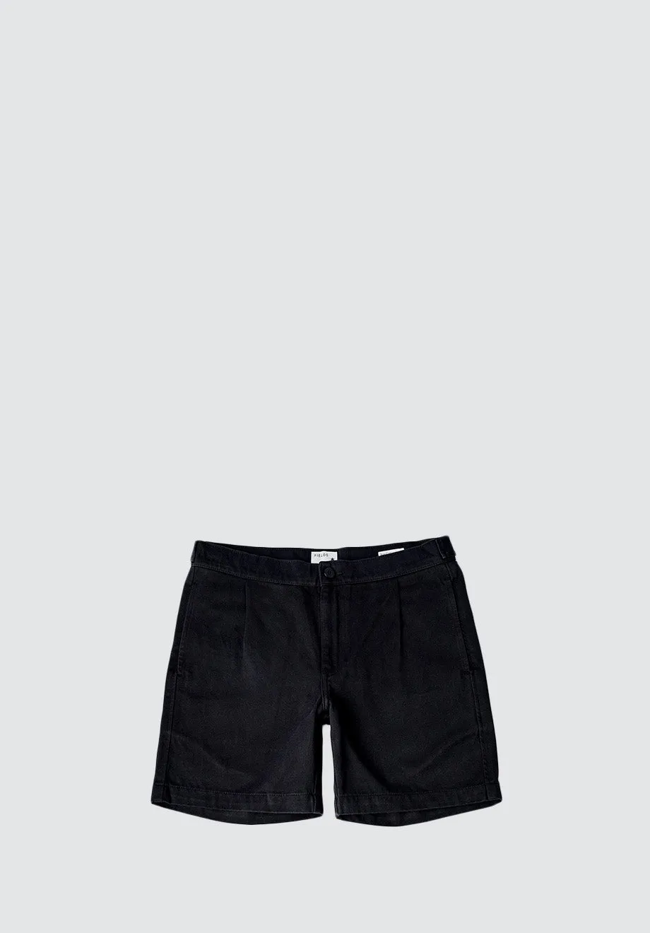 Relaxed Cotton Shorts | Black Beauty