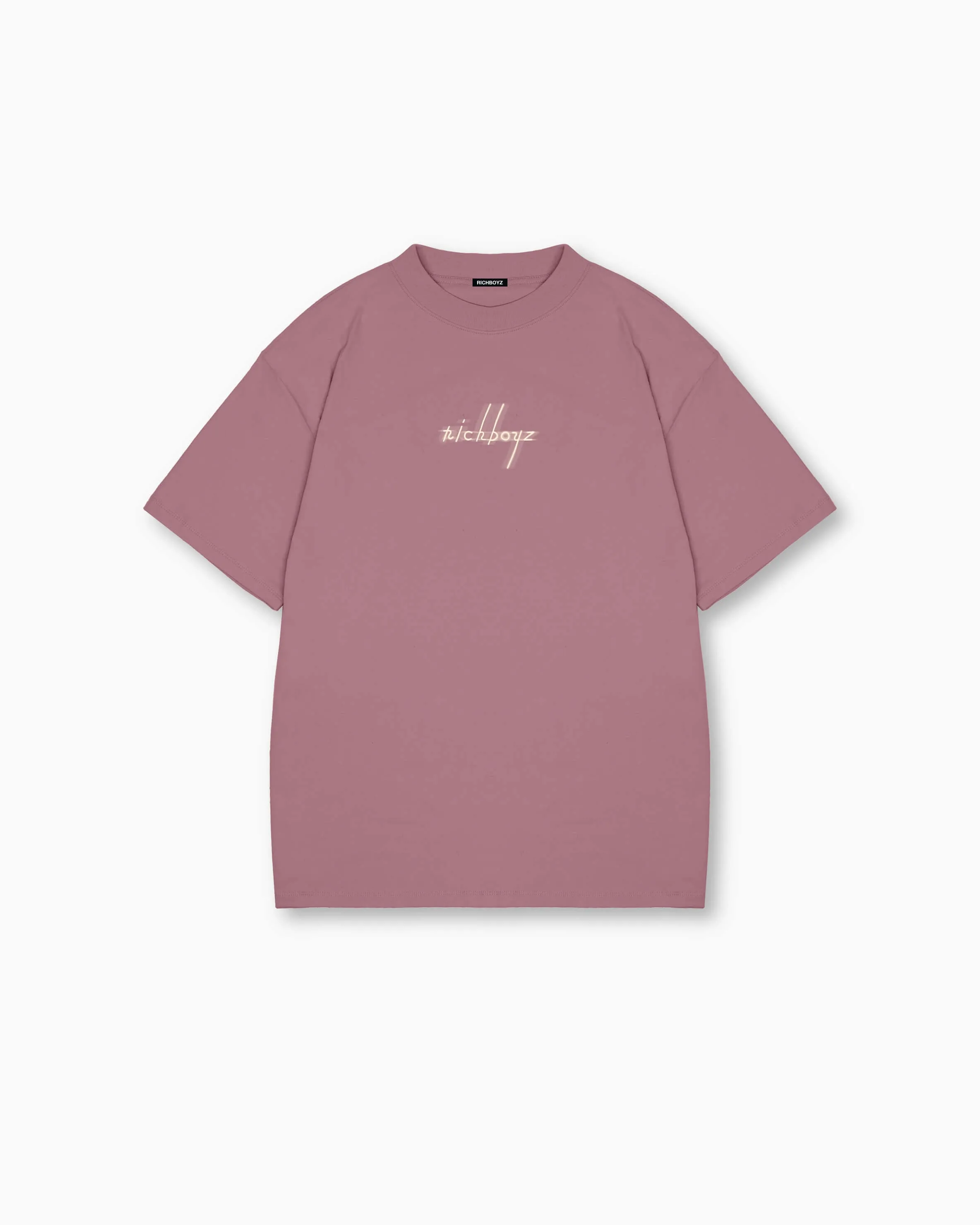 RELAXED DROP SHOULDER TEE - MAUVE