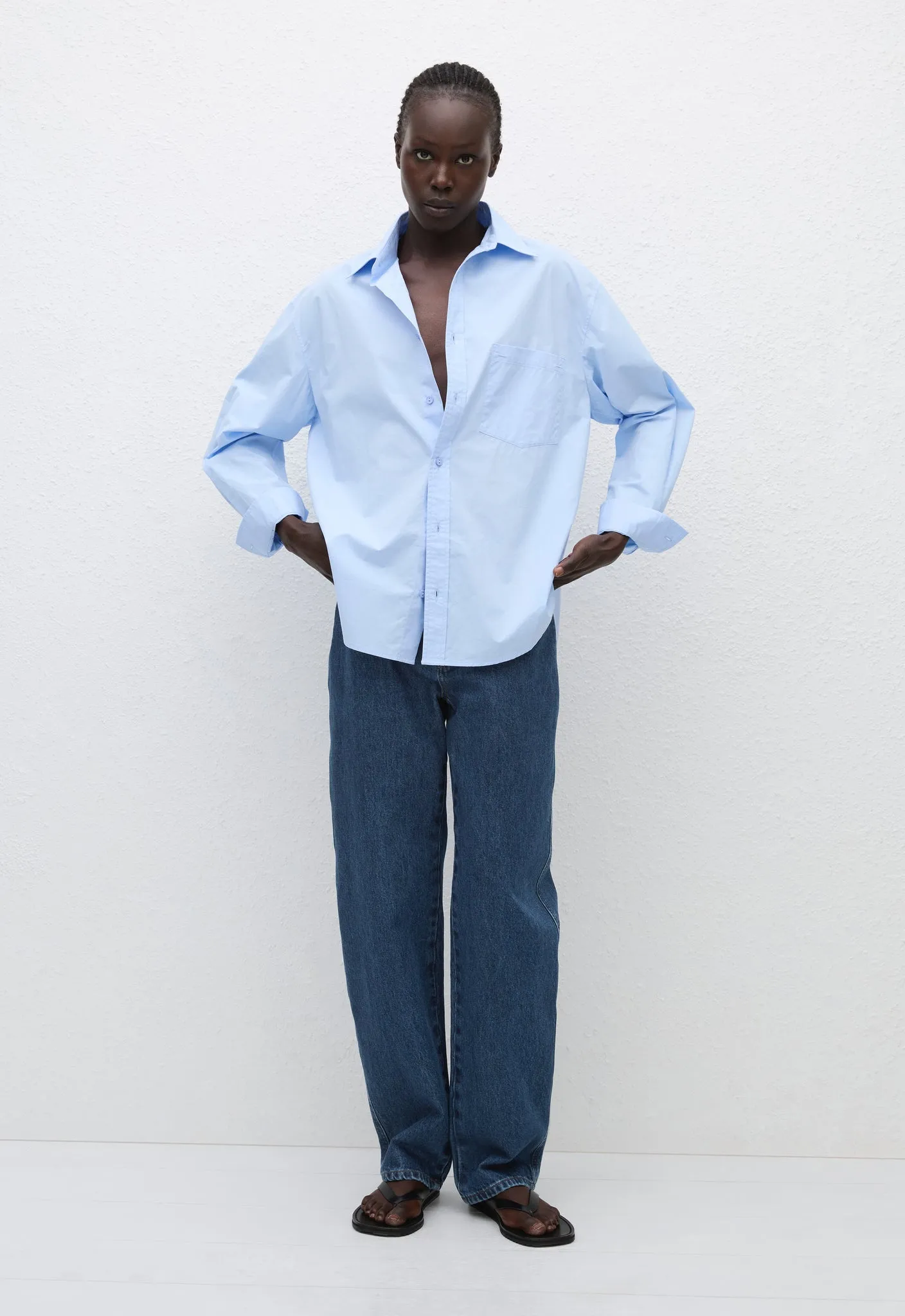 Relaxed Shirt - Powder Blue