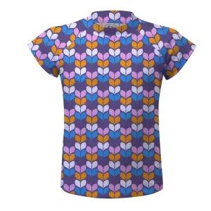 Retro Geo Petal Short Sleeve Rashie